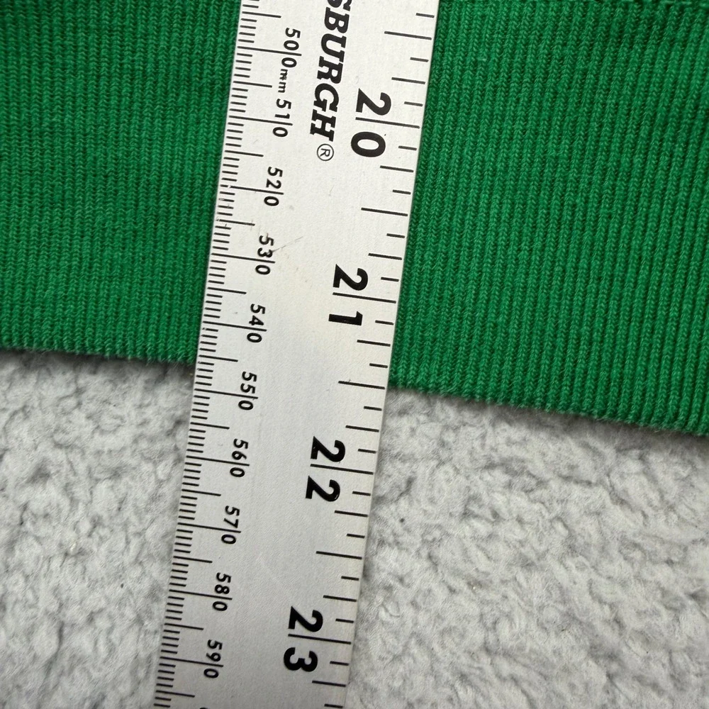 Ralph Lauren Girls XL 16 Green Graphic Crest Logo Fleece Mockneck Sweatshirt